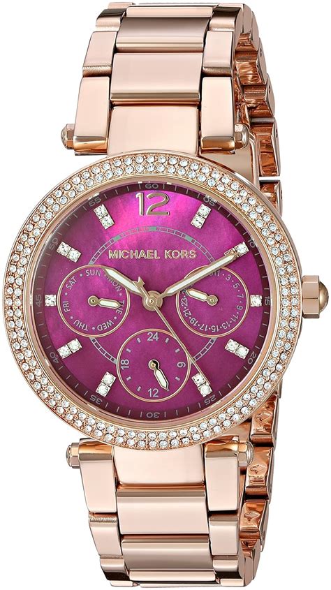 red michael kors watch amazon|michael kors red watch women.